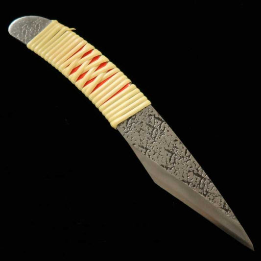 切出し小刀 青紙スーパー ピストル型 藤巻柄 (24/30mm)
