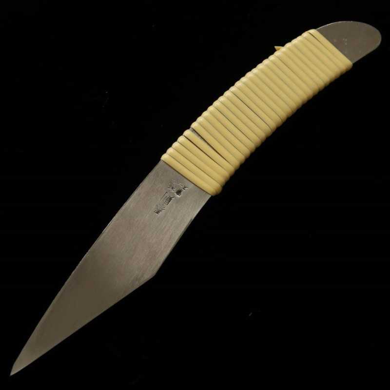 Kiridashi, Aogami Super, pistol type, wisteria-wrapped handle (24/30mm)