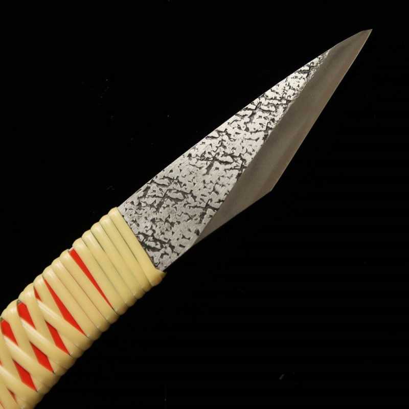 Kiridashi, Aogami Super, pistol type, wisteria-wrapped handle (24/30mm)
