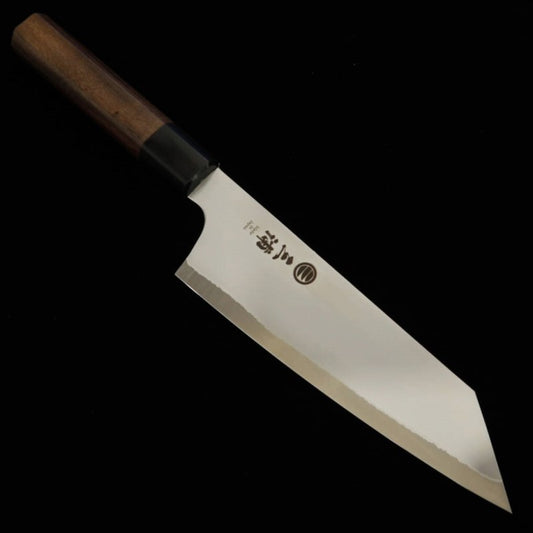 三浦MIURA 切付三徳 HAP40(stainless steel) 紫檀柄 (165mm)