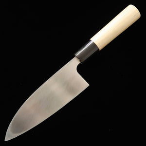 三浦 MIURA 出刃 モリブデン鋼 霞仕上げ 朴柄 (150-180mm)
