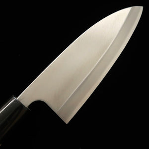 三浦 MIURA 出刃 モリブデン鋼 霞仕上げ 朴柄 (150-180mm)