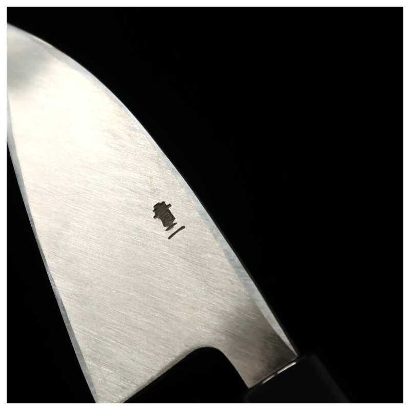 MIURA Ajikiri Single-Edged Aogami No. 2 Kurouchi Zelkova Handle (105mm)