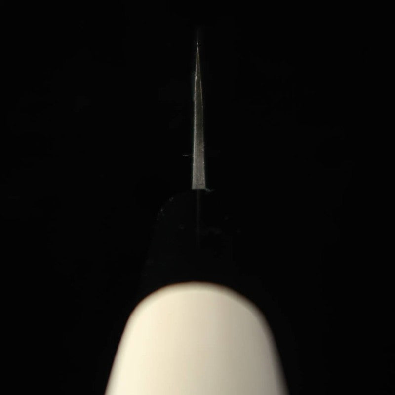 Hidari Yorimitsu, Ajikiri, SK Steel, Kurouchi Finish with magnolia Handle (145mm)