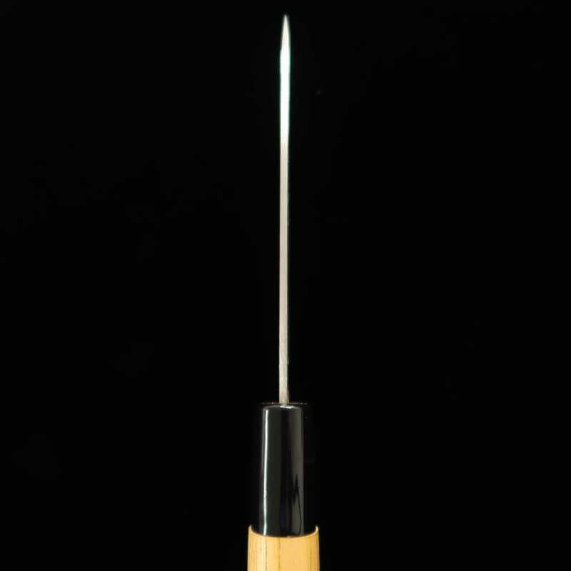 MIURA Gin3 Hoja doble filo para jurel, mango de olmo (105/120mm)
