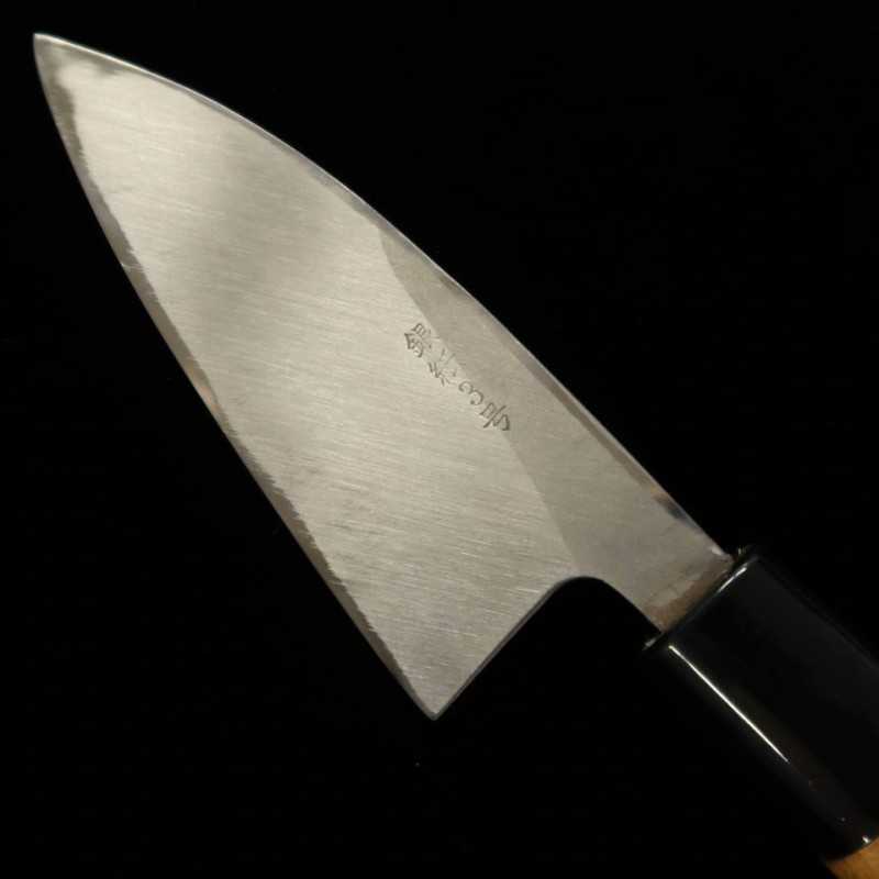 三浦 MIURA  銀紙三号　アジ切 欅柄 (105mm)
