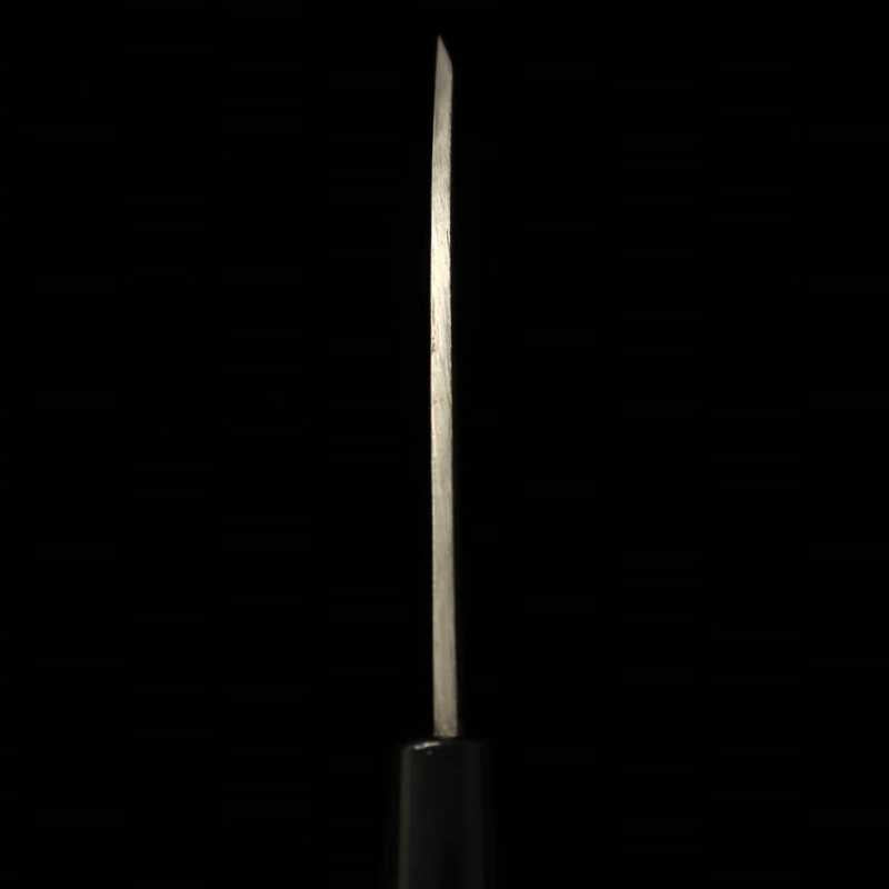 三浦 MIURA  銀紙三号　アジ切 欅柄 (105mm)