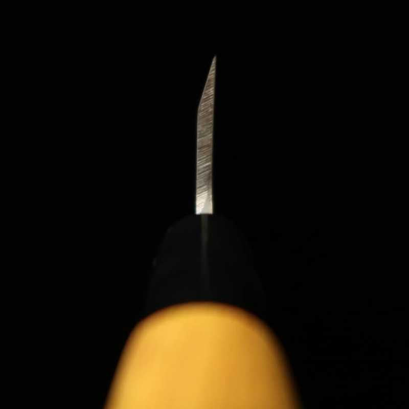 三浦 MIURA  銀紙三号　アジ切 欅柄 (105mm)