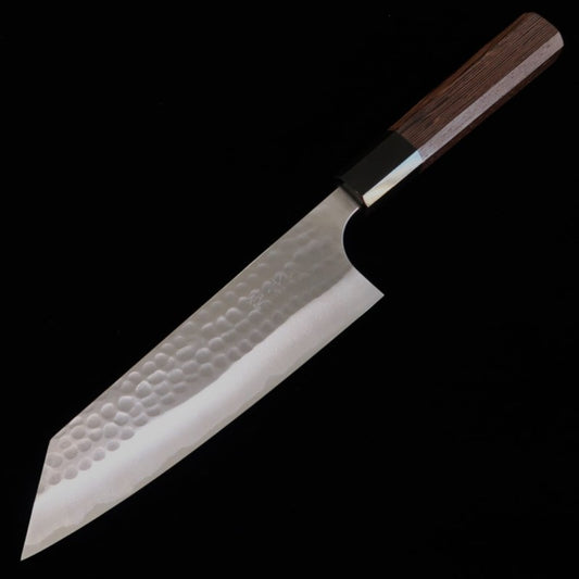 安立ANRYU 文化 青紙二号 磨き 鎚目 ウェンジ八角柄 （170mm）