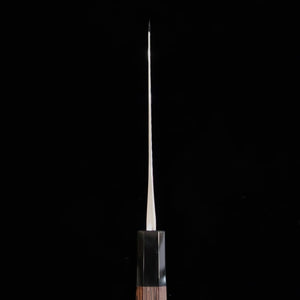ANRYU, Bunka, Blue Steel No.2, Polished and Hammered Finish with Wenge Octagonal Handle (170mm)