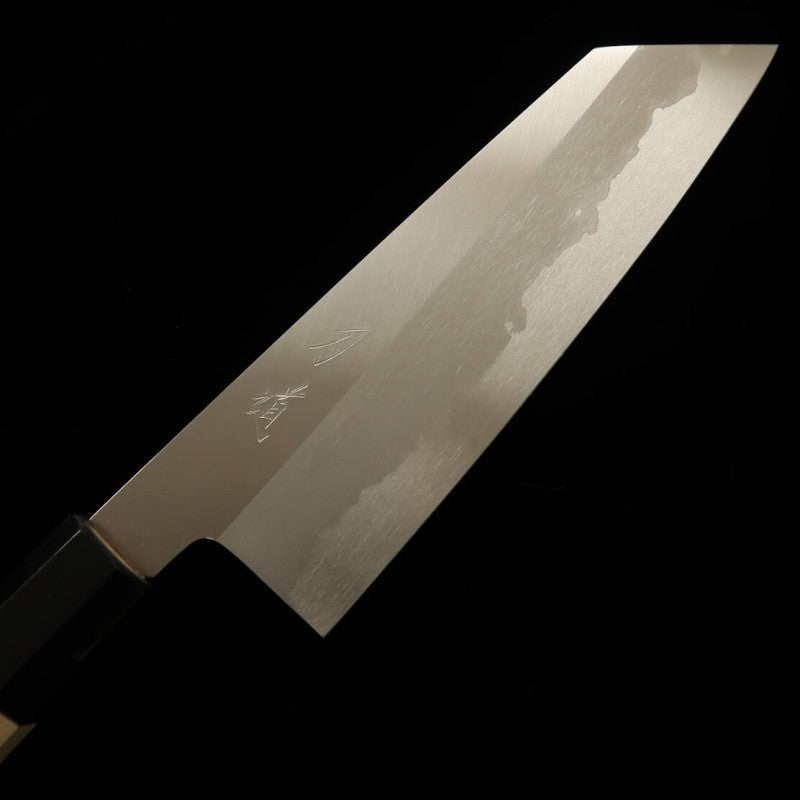 HADO Junpaku Bunka Acier Blanc No.1 Manche octogonal en bois de hô (180mm)