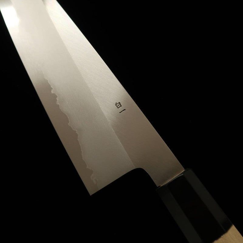 HADO Junpaku Bunka Acier Blanc No.1 Manche octogonal en bois de hô (180mm)
