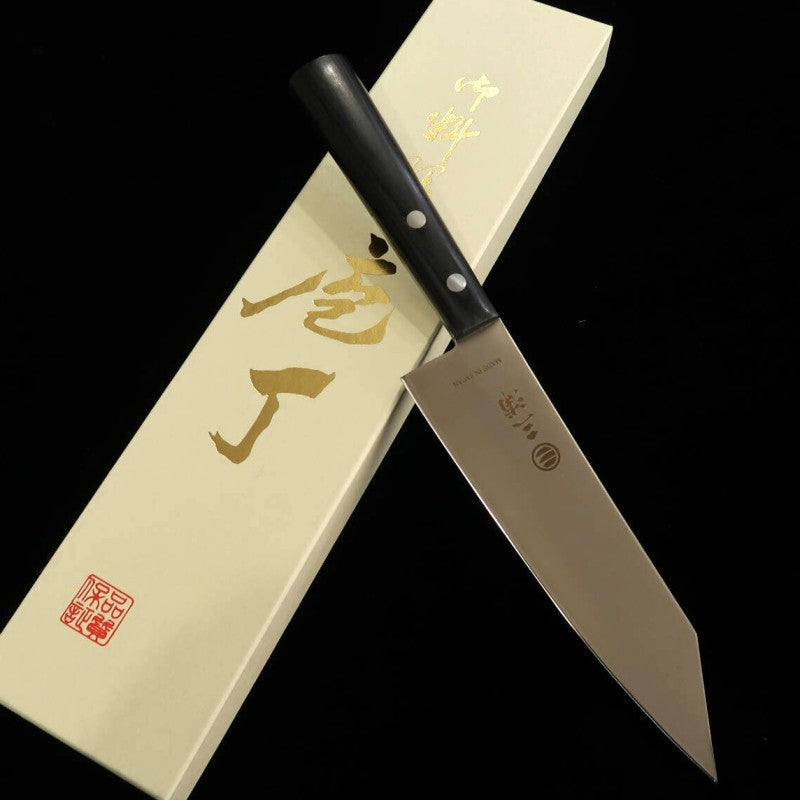 三浦 文化 モリブデン鋼 黒合板柄 (170mm)