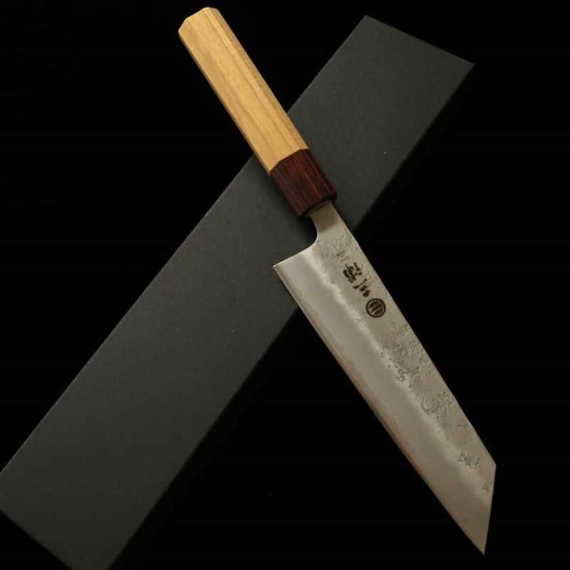 三浦 MIURA 銀紙三号 ステンレス 文化包丁 ケヤキ柄 (170mm)
