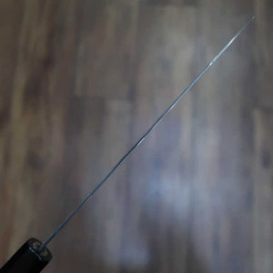Miura 三浦 acero inoxidable VG10 damasco ennegrecido, cuchillo bunka (180 mm)