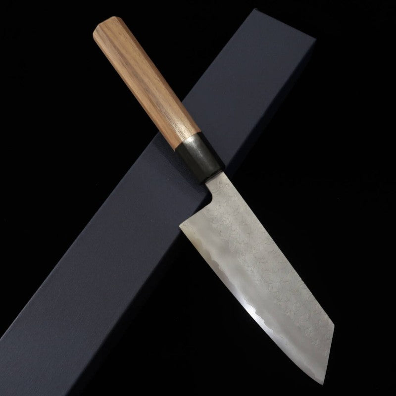 Miura MIURA Pequeño bunka VG10 Martillado Mango octogonal de nogal (140 mm)