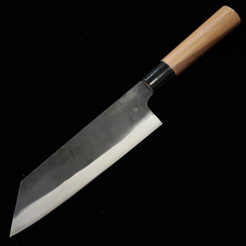 Miura bunka Shirogami #2 acabado negro, mango de nogal (190 mm)