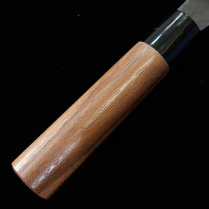 Miura bunka Shirogami #2 acabado negro, mango de nogal (190 mm)