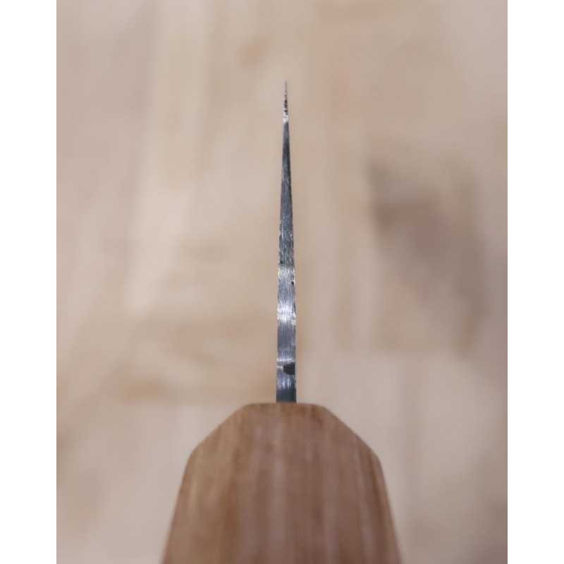 Saji Takeshi VG10 damasco coloreado bunka mango octogonal de palisandro (165 mm)