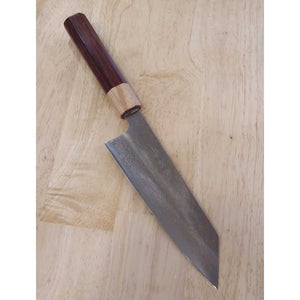 Saji Takeshi VG10 damasco coloreado bunka mango octogonal de palisandro (165 mm)