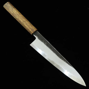 刃道HADO 墨 牛刀 白紙二号 黒打ち 樫拭漆柄 （210/240mm）