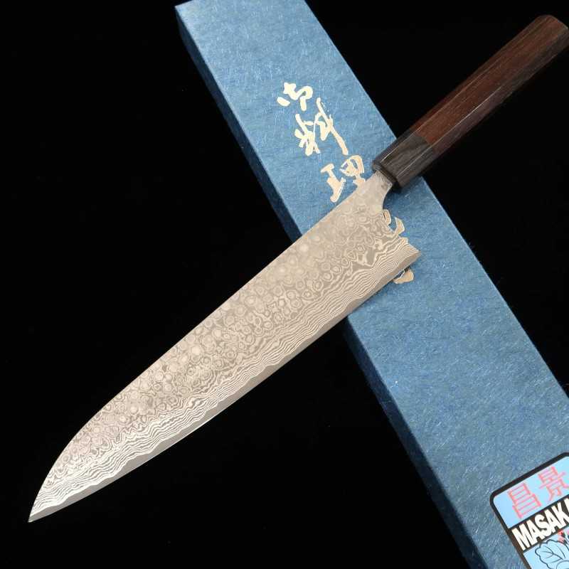 MASAKAGE Inox VG-10 Damas multicouche - Nuage - Gyuto (210/240 mm)