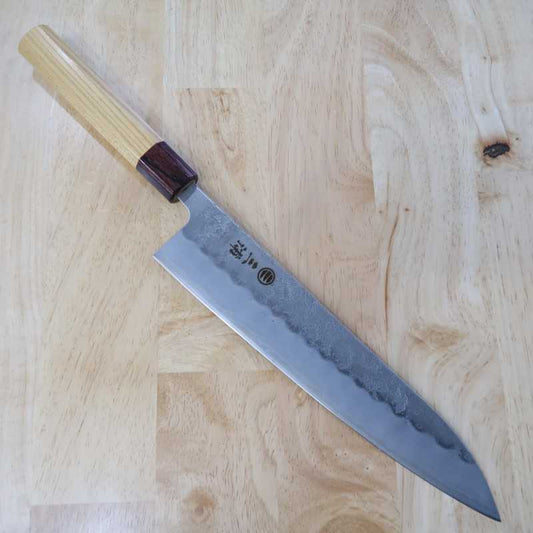 Gyuto MIURA Inox Ginsan cabo octogonal Zelkova (210/240mm)