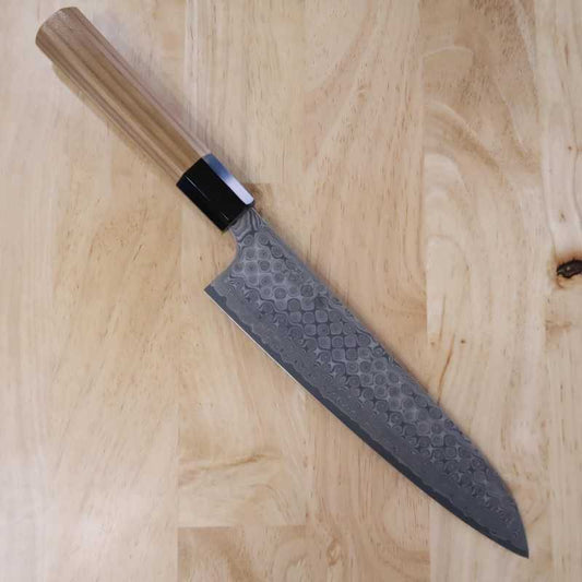 Gyuto NIGARA SG2 Dark Pattern with Teak Octagonal Handle (210/240mm)