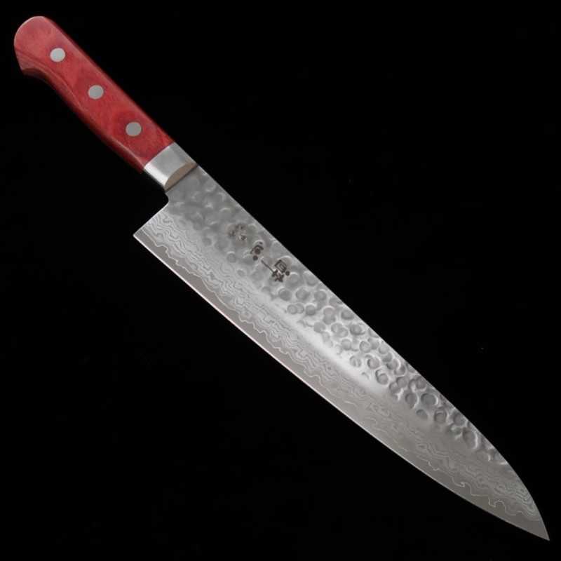 Suishin SUISIN Gyuto Cabo de Vinho com Bainha de Magnólia -Reirantai- (210mm)