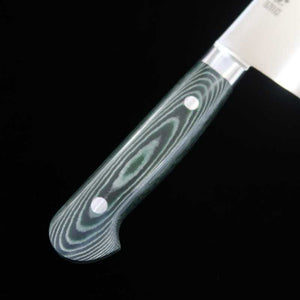 SUISIN INOX PREMIUM Gyuto manche micarta vert/noir (210/240 cm)