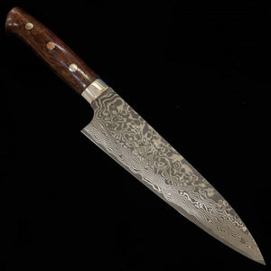 SAJI TAKESHI Gyuto R2 Damas noirci Bois de fer (180-240 mm)