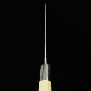 Gyuto AJikataya Hinoura Shirogami No. 2 Acabamento Kurouchi Cabo em Magnólia  octogonal (210/240mm)