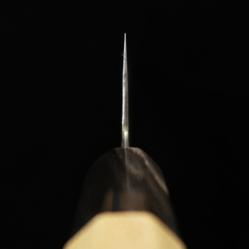 Gyuto AJikataya Hinoura Shirogami No. 2 Acabamento Kurouchi Cabo em Magnólia  octogonal (210/240mm)