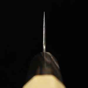 Gyuto AJikataya Hinoura Shirogami No. 2 Acabamento Kurouchi Cabo em Magnólia  octogonal (210/240mm)