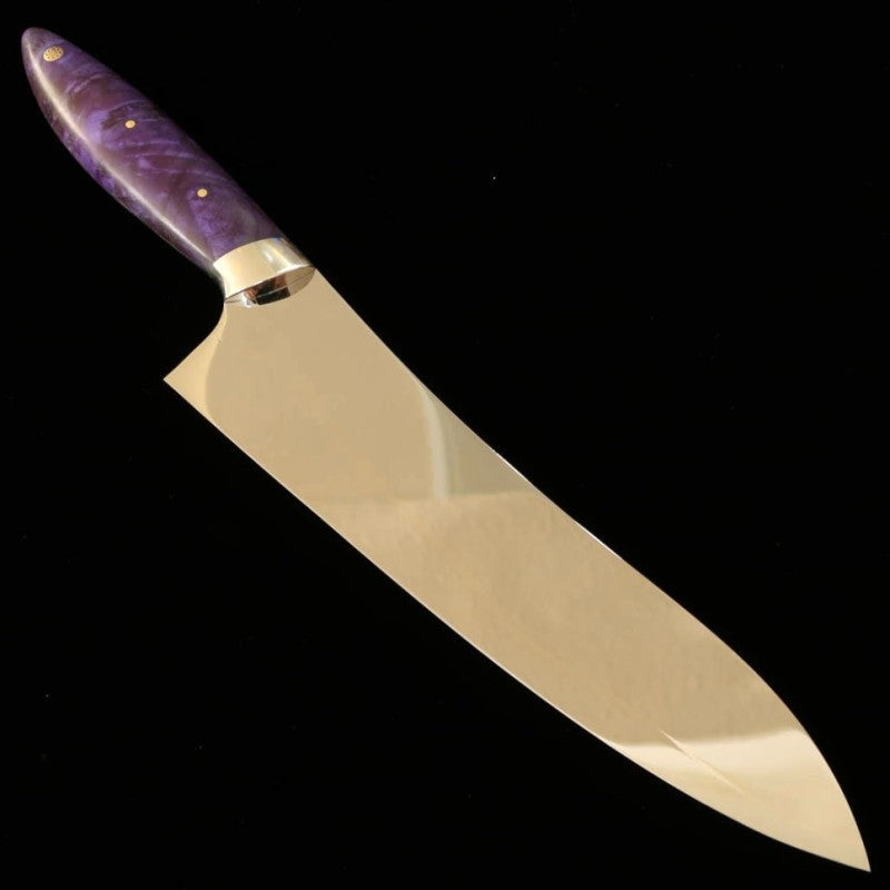 Asurah Knives x Miura Gyuto VG10 Mirror Finish Custom Handle Blue (210mm) 