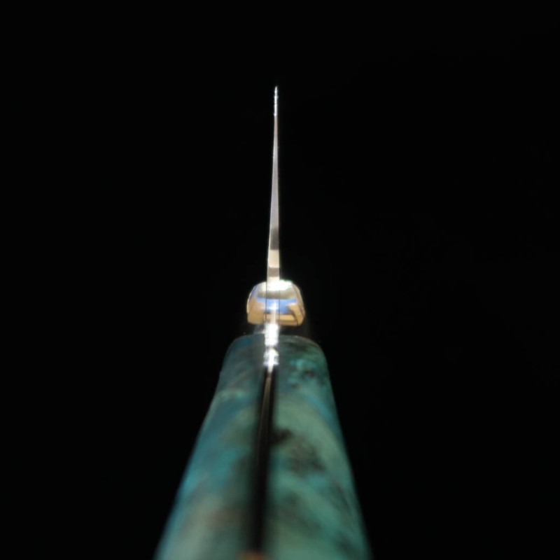 Asurah Knives x Miura Gyuto VG10 Mirror Finish Custom Handle Green (240mm) 