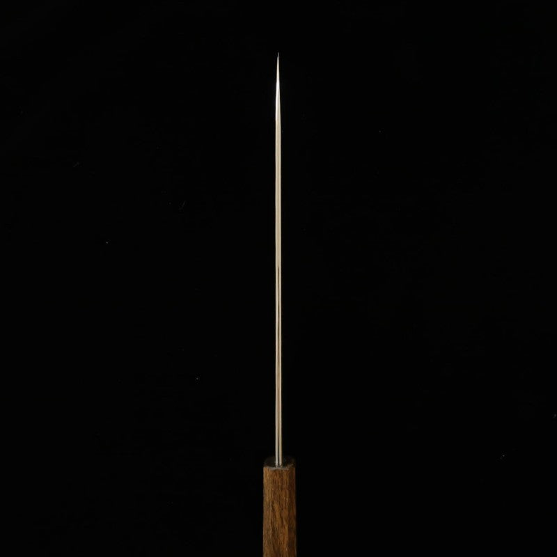 Gyuto HADO Aogami no.1 damasco acabado negro, mango octogonal de roble negro (210/240 mm)