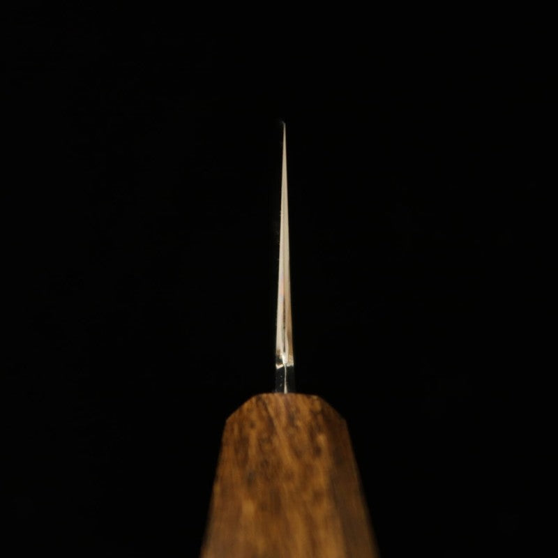 Gyuto HADO Aogami no.1 damasco acabado negro, mango octogonal de roble negro (210/240 mm)