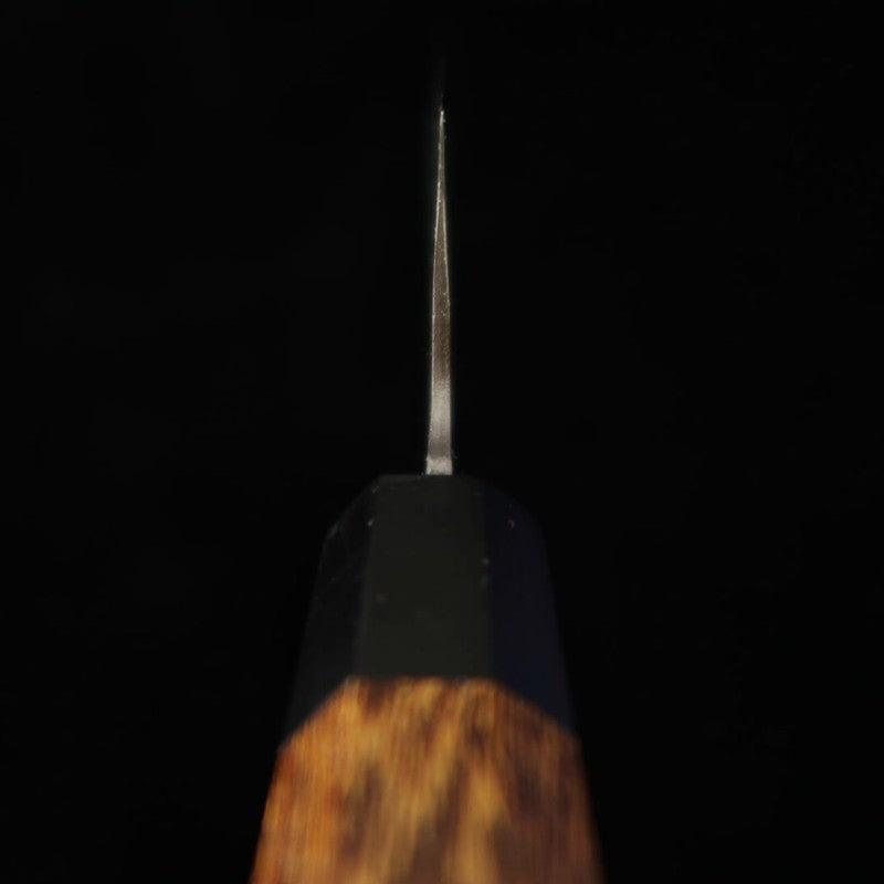 HIDARI YORIMITSU Gyuto Aogami 1 Finition brute Manche en bois de fer (210 mm)