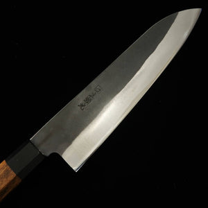 左頼光 HIDARIYORIMITSU 牛刀 青紙一号 黒打ち 鉄刀木柄 （210mm）