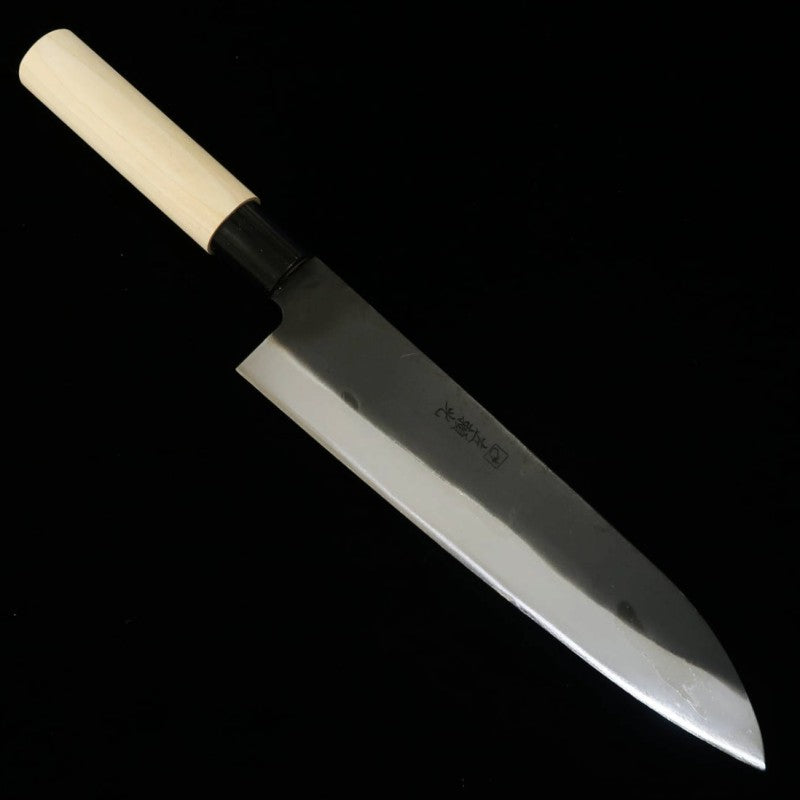 左頼光 HIDARIYORIMITSU 牛刀 SK材 黒打ち 朴柄 （210mm）