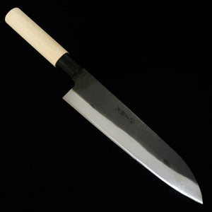 左頼光 HIDARIYORIMITSU 牛刀 SK材 黒打ち 朴柄 （210mm）
