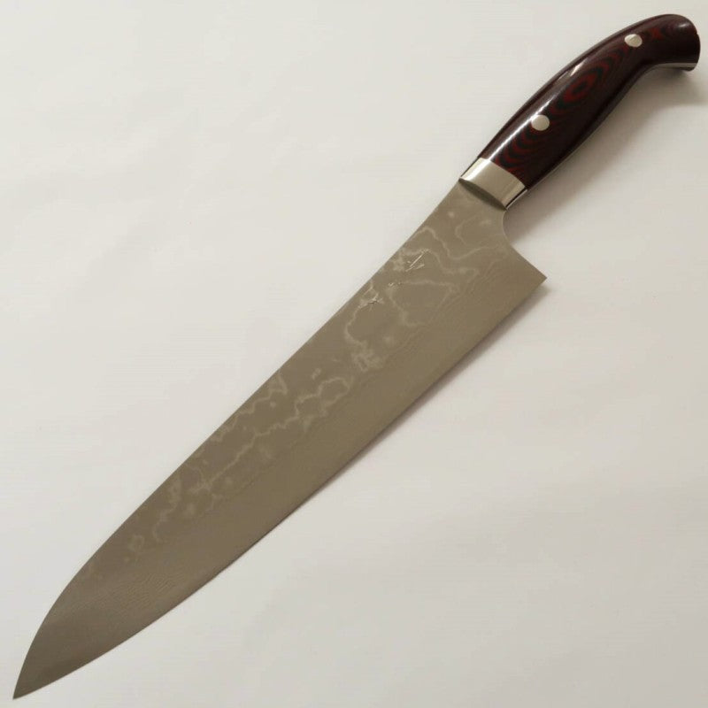 Yuta Katayama Gyuto "Akatsuki" SG2 Damascus Micarta (210/240mm) 