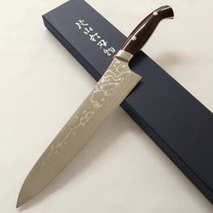 Yuta Katayama Gyuto "Akatsuki" SG2 Damascus Micarta (210/240mm) 