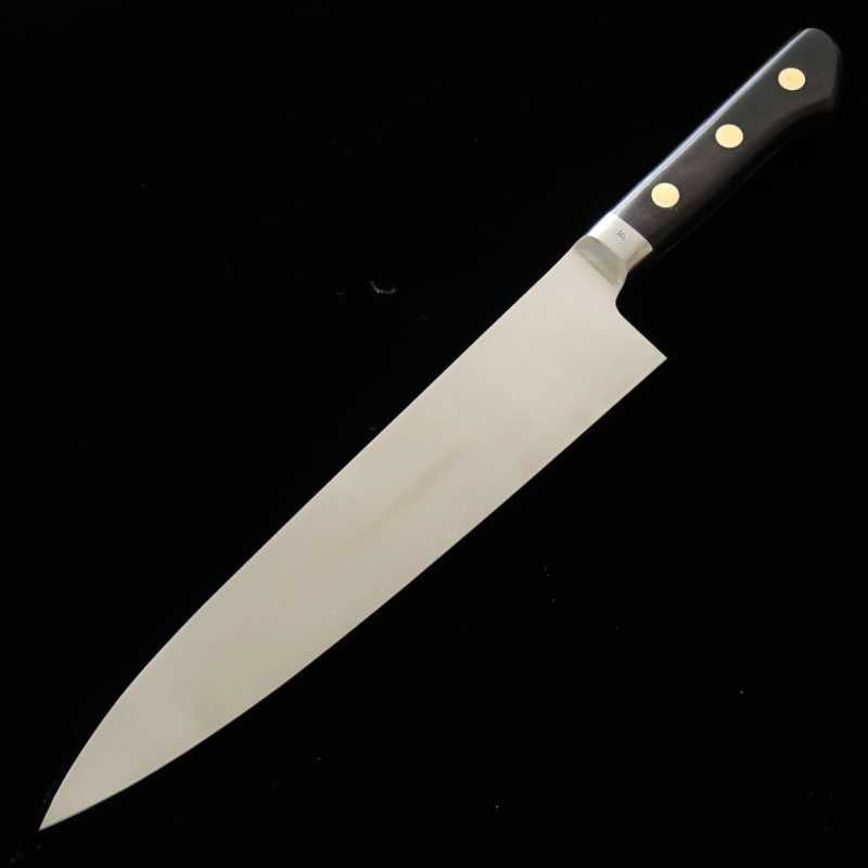 MISONO Misono EU Carbon cuchillo gyuto con grabado de dragón (210-300 mm)