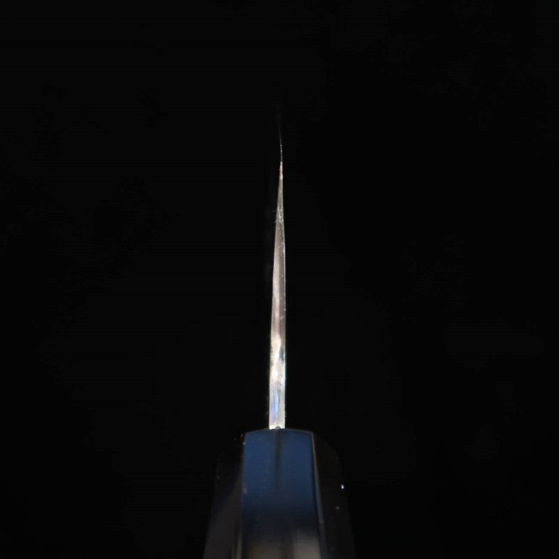 MIURA Gyuto Itadaki Shirogami No.2 Shinogi Finish Ebony Handle (240mm)