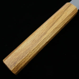 Gyuto MIURA OBIDAMA Nakagawa Satoshi, Aogami no.2 acabado difuminado, mango octogonal de roble (210mm)