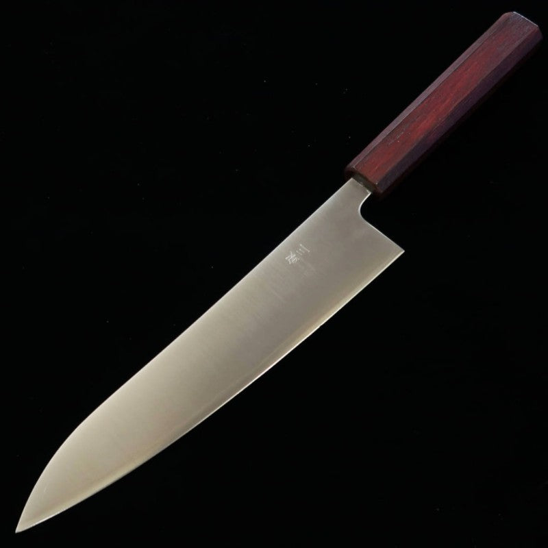 Cuchillo Miura Gyuto, acero Gingami nº3, mango octogonal Sanmurasaki (210 mm)