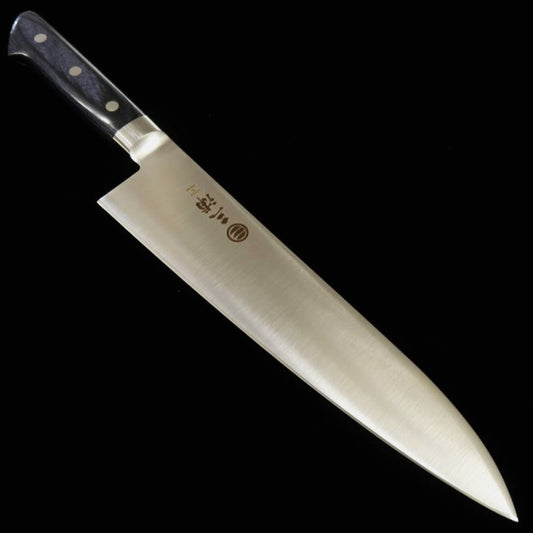  Gyuto MIURA Inox AUS8 Cabo de madeira compensada azul (210-300mm)