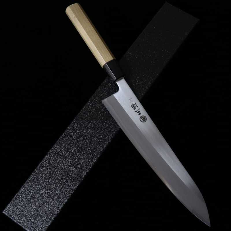 Gyuto MIURA Shirogami No. 1  cabo octogonal em magnólia (210/240mm)
